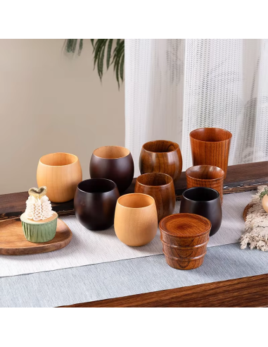 Spruce wood cups