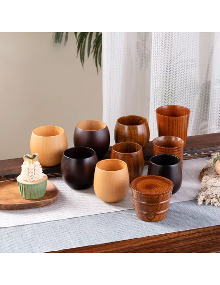 Spruce wood cups