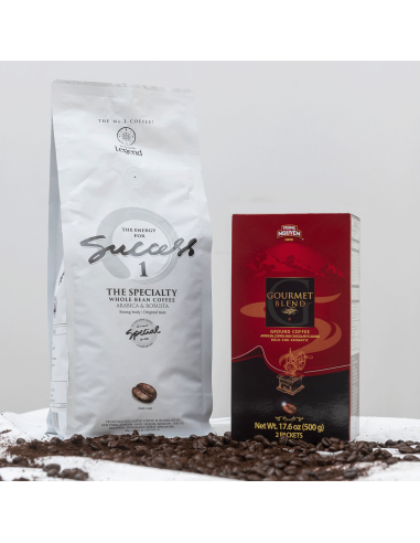 Café de Vietnam- Pack café molido y en grano - Cafés Hastio