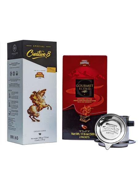 Pack Creative 8 + Gourmet Blend + Phin